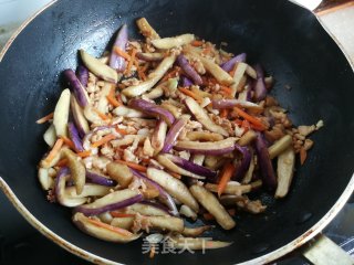 肉末茄子粉丝步骤7