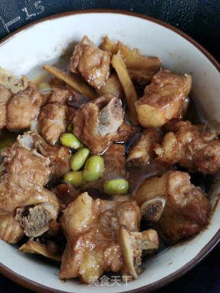 毛豆蒸排骨步骤5
