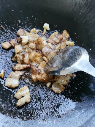 五花肉炒竹笋步骤6