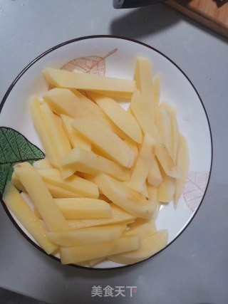 酱焖豇豆土豆条步骤2