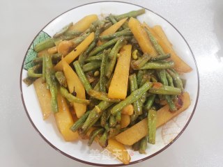 酱焖豇豆土豆条步骤8