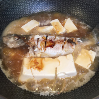 豆腐炖鲈鱼步骤6