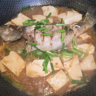 豆腐炖鲈鱼步骤7