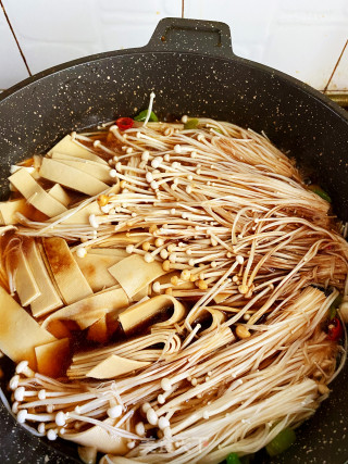 豆皮金针菇步骤4