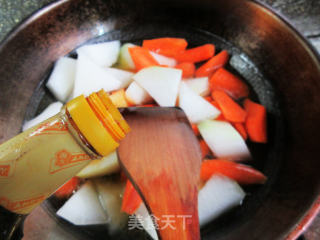 胡萝卜烧冬瓜步骤4