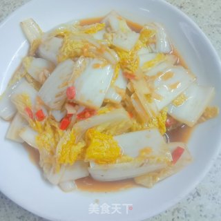 酸辣娃娃菜步骤7