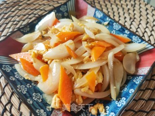 胡萝卜鸡蛋炒洋葱步骤10