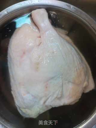 腐竹烧鸭子步骤1