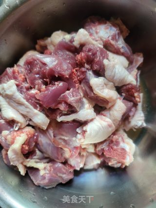 腐竹烧鸭子步骤2