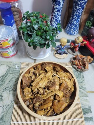腐竹烧鸭子步骤17