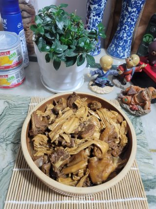 腐竹烧鸭子步骤16