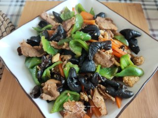 青椒木耳炒肉片步骤18