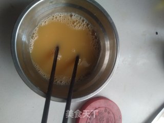 蛋炒胡萝卜。步骤4
