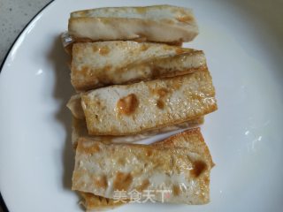 肉末香煎豆腐步骤2
