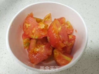 紫茄子炒西红柿步骤4