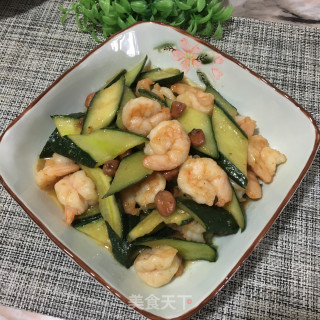 宫爆虾仁步骤12