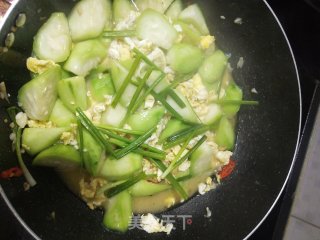 经济实惠好吃得连汤汁都不剩的丝瓜炒鸡蛋步骤8