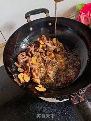 香菜牛肉步骤4