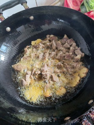 香菜牛肉步骤3