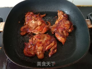 蒜香叉烧鸡腿排步骤12