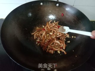 小炒卤牛肚步骤6