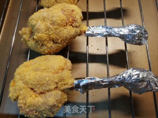 外脆里嫩，健康无油～香烤火炬鸡腿步骤5