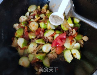 贝尖炒丝瓜步骤9