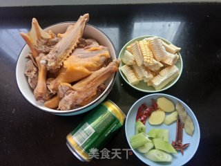 玉米烧番鸭步骤1