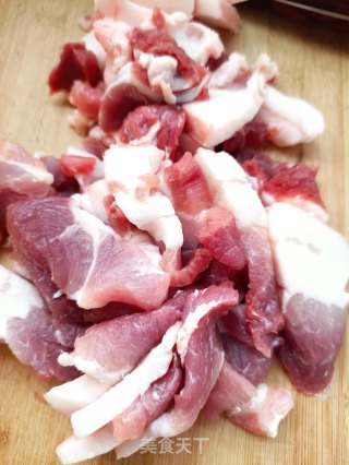 腌竹笋烧肉步骤7