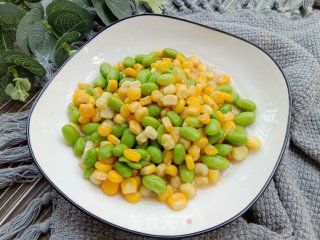 玉米炒毛豆步骤6