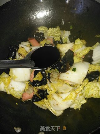 白菜火腿豆腐煲步骤11