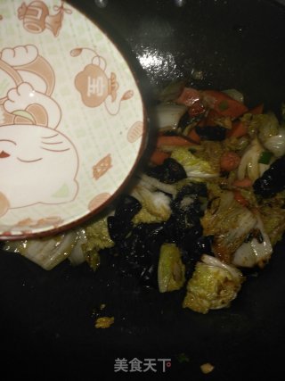 白菜火腿豆腐煲步骤14