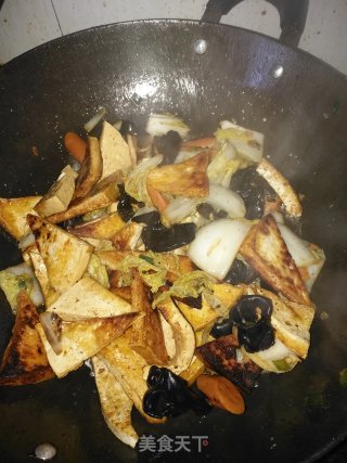 白菜火腿豆腐煲步骤15