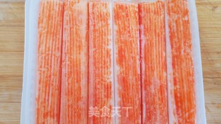 蛋白蟹柳步骤1