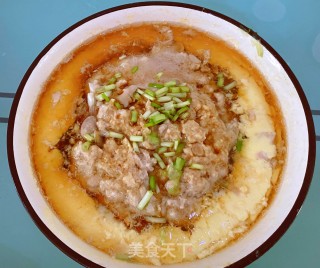 肉泥蒸蛋步骤7