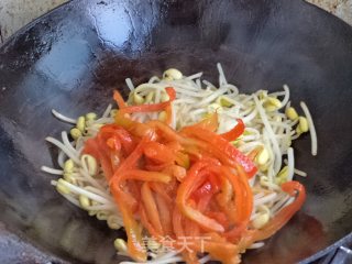 黄豆芽炒鸡蛋步骤6