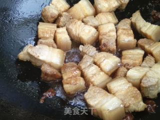 红烧五花肉豆角步骤4