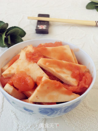 番茄千页豆腐步骤8