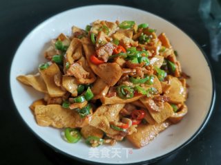 肉炒腊香干步骤7