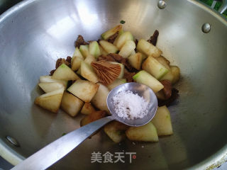 元蘑烧冬瓜步骤8