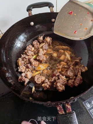高笋烧牛肉步骤2