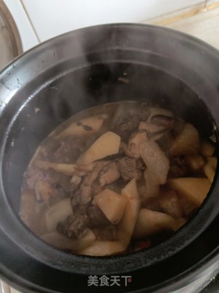 高笋烧牛肉步骤4