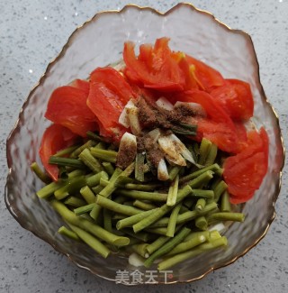 茄子蒸豆角步骤7