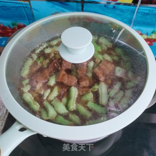 卤肉炖豆角步骤8