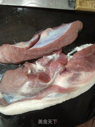 猪肉末酿豆泡和酿辣椒步骤1