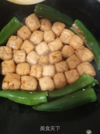 猪肉末酿豆泡和酿辣椒步骤10