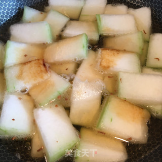 五花肉虾皮烧冬瓜步骤7