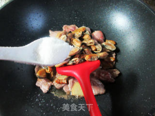 淡菜干炒猪肉步骤8