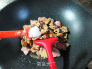 淡菜干炒猪肉步骤7