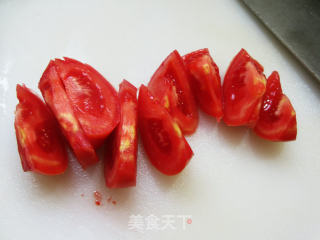番茄炒豆腐干步骤3